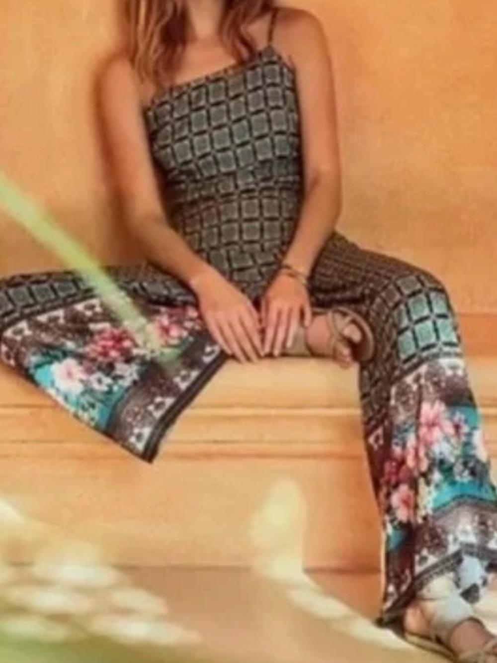 FARM Rio Honolulu Jumpsuit Anthropologie Exclusive NWT Large